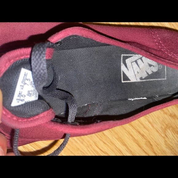 Burgundy Vans - Picture 3 of 3
